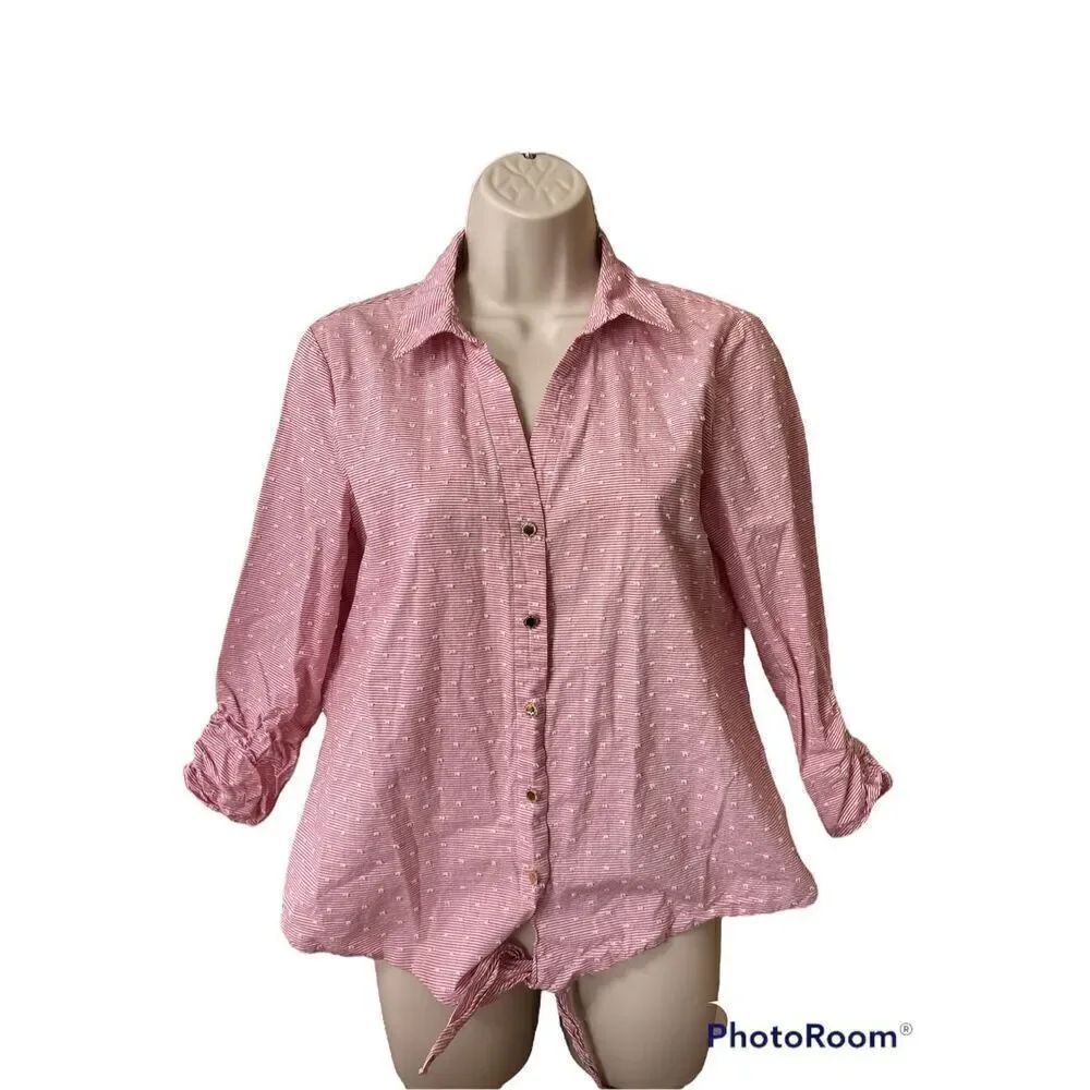 Marc New York women’s dressy casual button up top size small